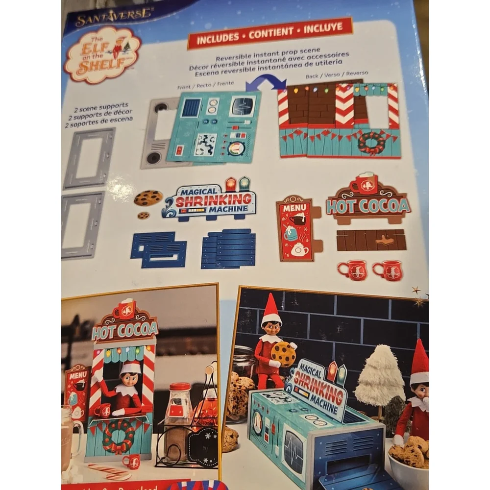 The Elf On The Shelf, 2 In 1 Polar Props Insta-Moment Props. Sealed In Box New